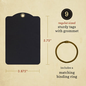 Graphic 45 Staples Regular Tag Album Black (4500981)