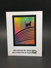 Load image into Gallery viewer, Waffle Flower Stamps &amp; Dies Rainbow Bridge Cat Die (310278)
