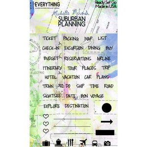 Suburban Planning Planner Stamp Set Ready Set Go