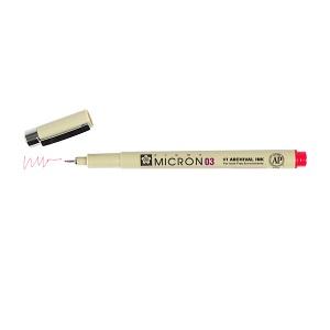 Sakura Pigma Micron Pen Size 03 0.35mm Red (XSDK03#19) – Everything Mixed  Media
