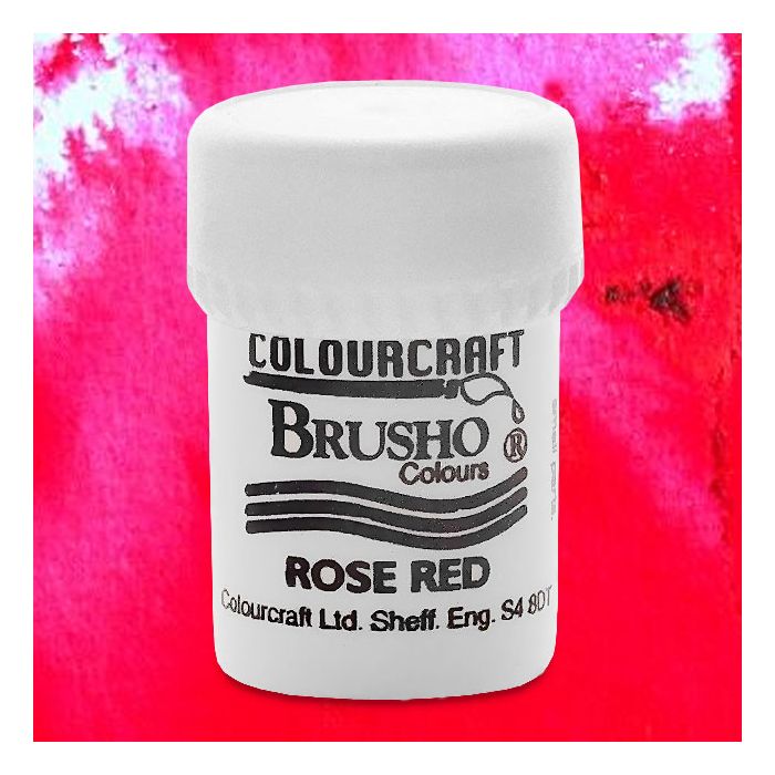 Colourcraft Brusho Colors Rose Red