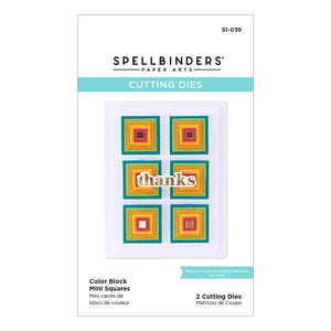 Spellbinders Paper Arts Color Block Die Mini Squares (S1-039)