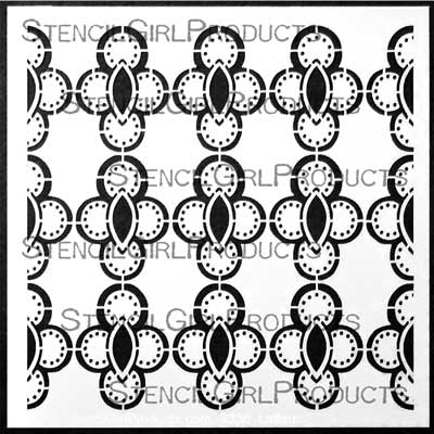 StencilGirl Products - Ornamental Circle Cluster Screen 6
