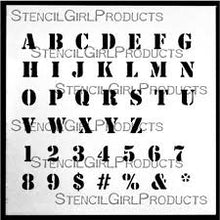 Load image into Gallery viewer, StencilGirl Products - Mary Beth Shaw - Classic Alphabet (S364)
