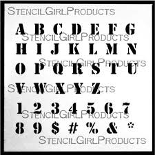 StencilGirl Products - Mary Beth Shaw - Classic Alphabet (S364)