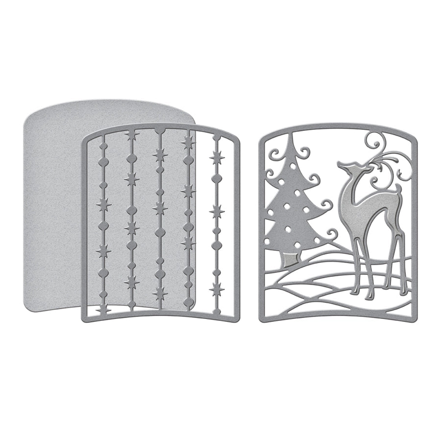 Spellbinders Paper Arts Cutting Die Reindeer Prance Layering Set (S4-1005)