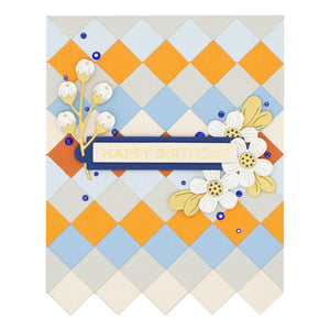 Spellbinders Paper Arts Die Color Block Slimliine Edges (S4-1154)