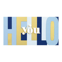 Load image into Gallery viewer, Spellbinders Paper Arts Cutting Dies Be Bold Color Block Hello You (S5-476)
