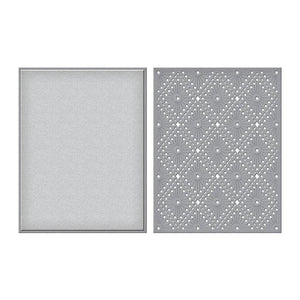 Spellbinders Paper Arts Stitched Diamond Argyle (S5-510)