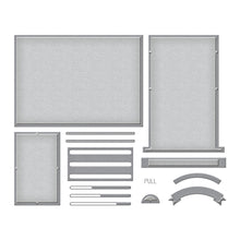 Load image into Gallery viewer, Spellbinders Paper Arts Die Set Make A Scene Card Base &amp; Cozy Home Scene (S6-165)
