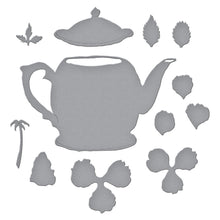 Load image into Gallery viewer, Spellbinders Paper Arts Cutting Dies Hybrid Tea Rose and Tea Pot (S6-176)
