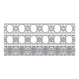 Spellbinders Paper Arts Cutting Dies Stitched Kaleidoscope Strip (S6-192)