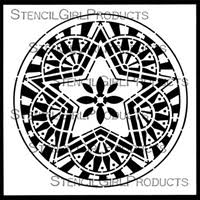 StencilGirl Products - Gwen Lafleur Boho Star Circle S610