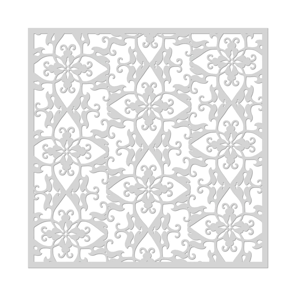 Hero Arts Stencil Floral Tile (SA166)