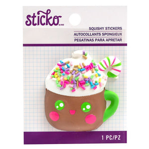 American Crafts Sticko Squishy Stickers - Hot Cocoa (8600429)