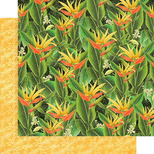 Graphic 45 12" x 12" Scrapbook Paper - Lost in Paradise Collection - Utopian Fields (4501891)