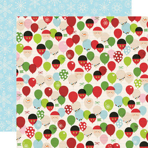 Simple Stories Say Cheese Christmas 12x12 Double Sided Paper - Happy Place (11503)