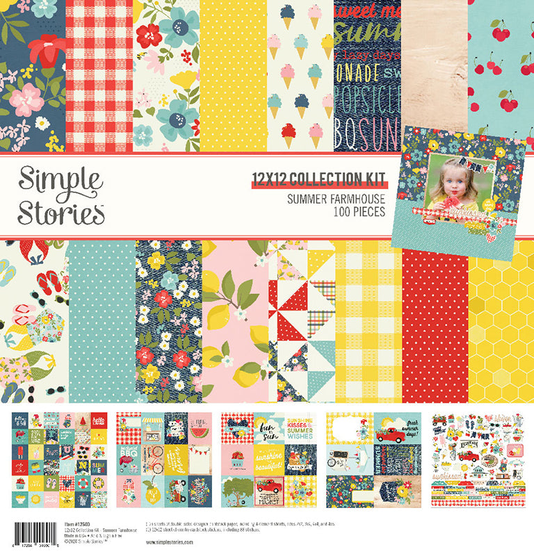 Simple Stories 12x12 Collection Kit - Summer Farmhouse (12600)