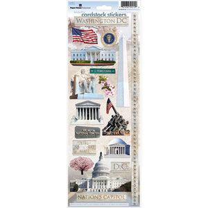 Paper House Productions Cardstock Sticker  - Washington DC 2 (STCX-0119)