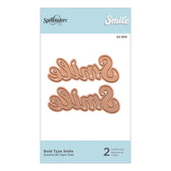 Spellbinders Paper Arts Bold Type Smile (S2-305)