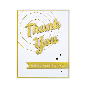 Spellbinders Paper Arts Bold Type Thank You (S3-392)
