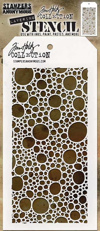 Tim Holtz Stampers Anonymous Bubbles Layering Stencil (THS138)