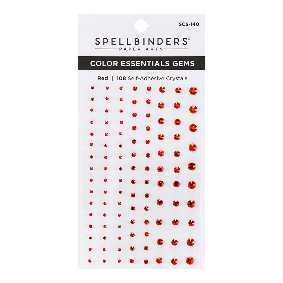 Spellbinders Paper Arts Color Essential Gems Red Mix (SCS-140)