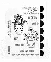 Wendy Vecchi Studio 490 Stamp Set A Bunch of Art (SCS163)