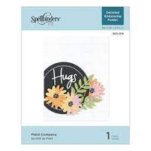 Load image into Gallery viewer, Spellbinders Detailed Embossing Folder Plaid Company (SES-018)

