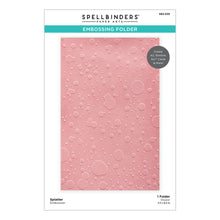 Load image into Gallery viewer, Spellbinders Paper Arts Embossing Folder Splatter (SES-035)
