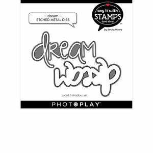 Photoplay Say it With Stamp & Die Set - Dream (SIS2129/2130)