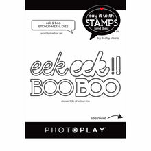 Load image into Gallery viewer, Photoplay Say it With Stamp &amp; Die Set - Boo/Eek! (SIS2335/SIS2336)

