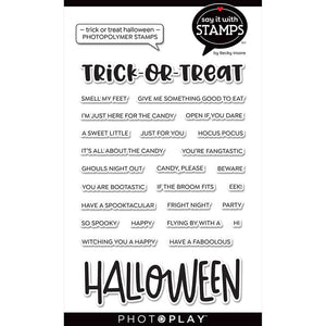 Photoplay Say it With Stamp Set - Trick or Treat Halloween (SIS2337)