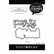 Load image into Gallery viewer, Photoplay Say It With Stamps Stamp &amp; Die Set Party (SIS2680)
