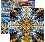 Reminisce Scrapbook Paper - 12" x 12" - Spain - Sagrada Familia Basilica (SPA-004)