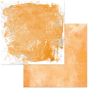 49 & Market 12x12 Scrapbook Paper Spectrum Sherbet Solids – Orange (SS-36820)