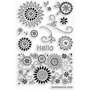 Stampendous Perfectly Clear Stamps Dotty Daisy (SSC1002)
