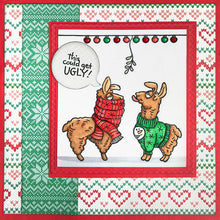 Load image into Gallery viewer, Stampendous Fran&#39;s Perfectly Clear Stamps Llama Sweaters (SSC1325)
