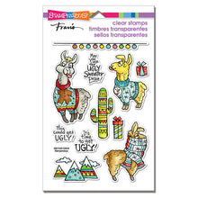 Load image into Gallery viewer, Stampendous Fran&#39;s Perfectly Clear Stamps Llama Sweaters (SSC1325)
