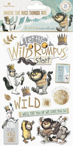 Paper House Productions Where the Wild Things Are Collection Dimensional Stickers (STDM-0333)