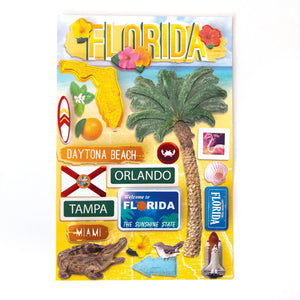 Paper House Productions 3D Stickers Florida Dimensional (STDM-2002)
