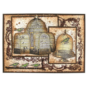 Stampendous Cling Rubber Stamp Bird Manor (CRW073)