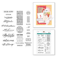 Load image into Gallery viewer, Spellbinders Paper Arts Clear Stamp Set Sign Here (STP-167)
