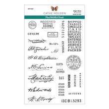 Load image into Gallery viewer, Spellbinders Paper Arts Clear Stamp Set Sign Here (STP-167)
