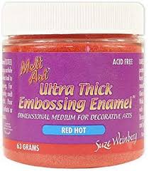 Melt Art Ultra Thick Embossing Enamel - Red Hot (SUZ20349)