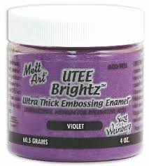 Melt Art Utee Brightz Ultra Thick Embossing Enamel - Violet (SUZ21308)
