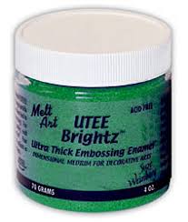 Melt Art Utee Brightz Ultra Thick Embossing Enamel - Spruce Green (SUZ26709)