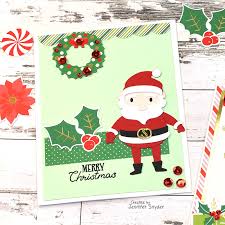 Spellbinders Paper Arts Die Cut Shapes Dancin' Santa & Friends (KDC-027)