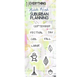 Suburban Planning Planner Stamp Set by Michelle McCosh September