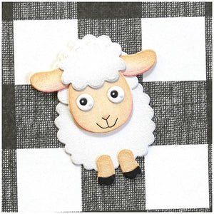 Elizabeth Craft Designs Life is Better on the Farm Collection Sheep (1856)